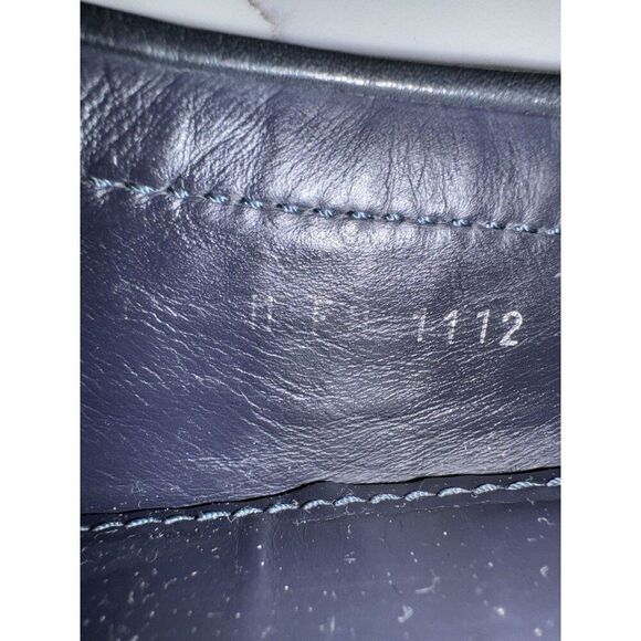 Louis Vuitton Monte Carlo Loafers in Woven Black Leather Size 10 - Picture 10 of 12